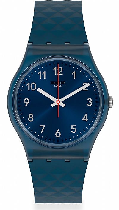 SWATCH Bluenel Blue Silicone Strap GN271