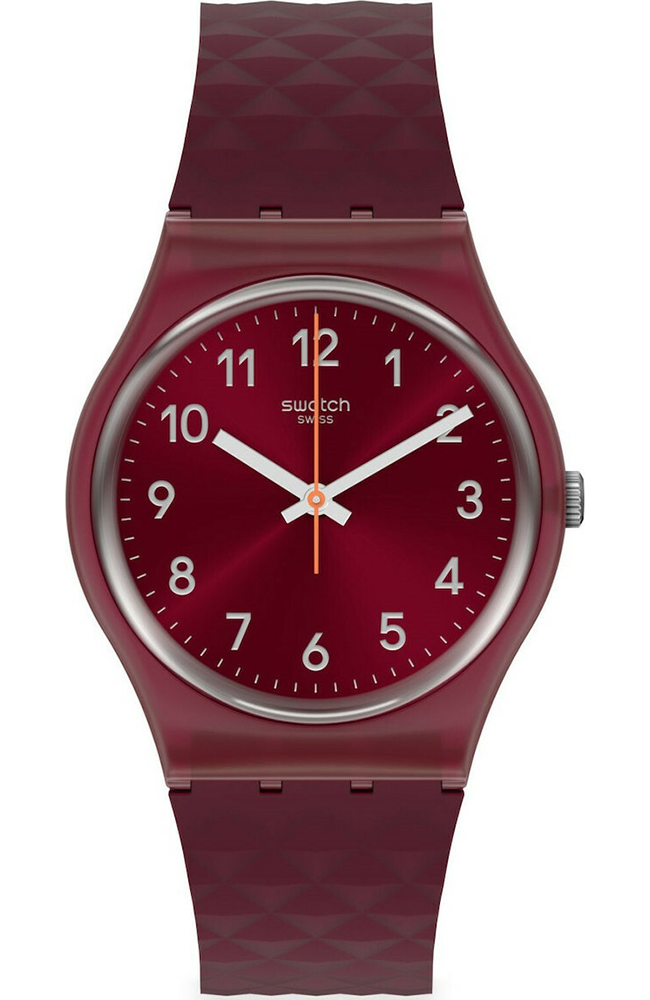 SWATCH Rednel Bordeaux Silicone Strap GR184