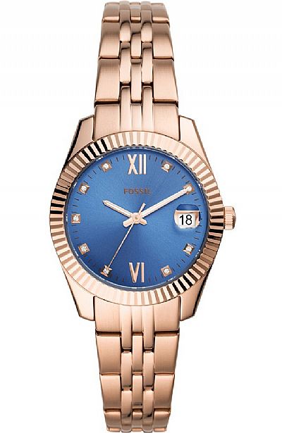 FOSSIL Scarlette Mini Crystals Rose Gold Stainless Steel  ES4901