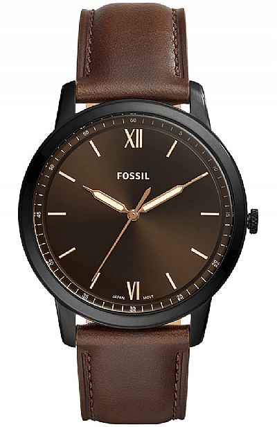 FOSSIL Minimalist Brown Leather Strap FS5551