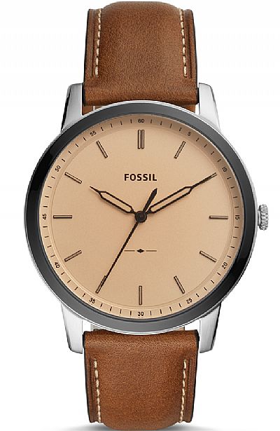 FOSSIL Minimalist Brown Leather Strap FS5619