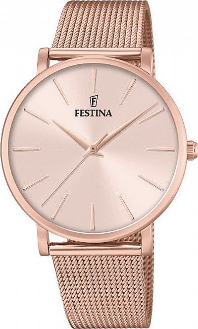 FESTINA Boyfriend Slim Rosegold Stainless Steel Bracelet F20477/1