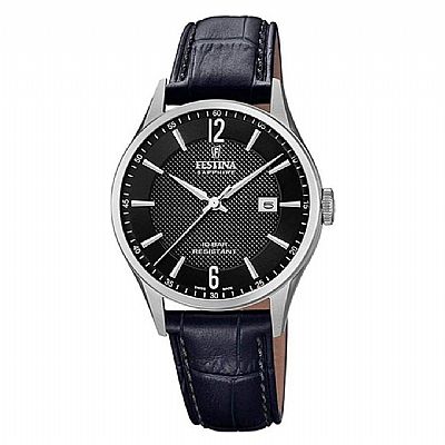 FESTINA Gents Saphire Swiss Made Leather Strap F20007/4