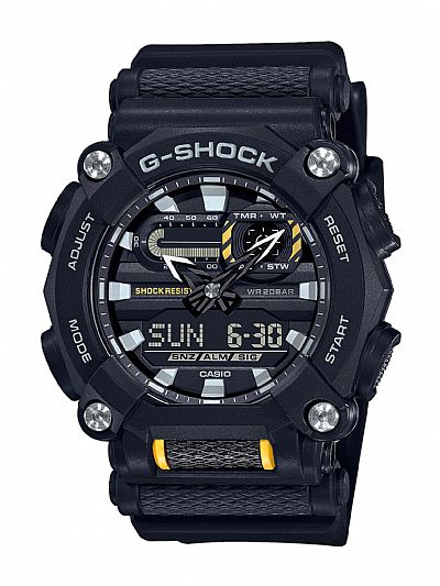 CASIO G-Shock Black Rubber Strap GA-900-1AER