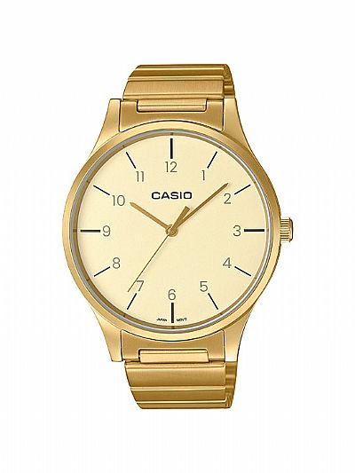 CASIO Collection Gold Stainless Steel Bracelet LTP-E140GG-9BEF