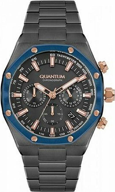 QUANTUM Stainless Steel Chronograph HNG810.950