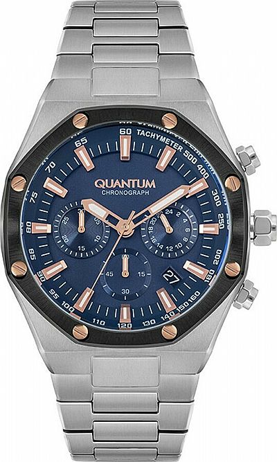 QUANTUM Stainless Steel Chronograph HNG810.390