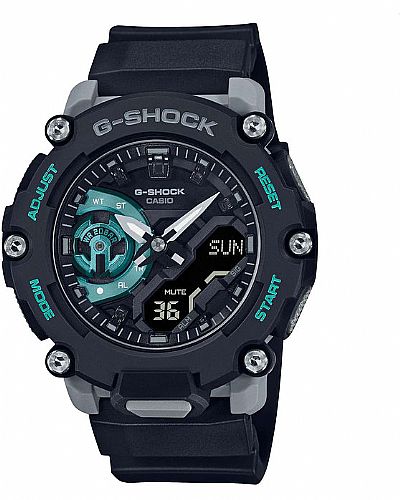 CASIO G-Shock AnaDigi Black Rubber Strap GA-2200M-1AER