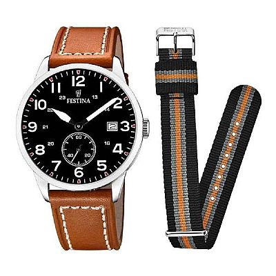 FESTINA Brown Leather Strap F20347/7