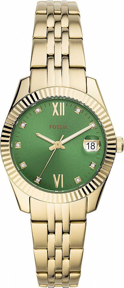 FOSSIL Scarlette Mini Crystals Rose Gold Stainless Steel ES4903