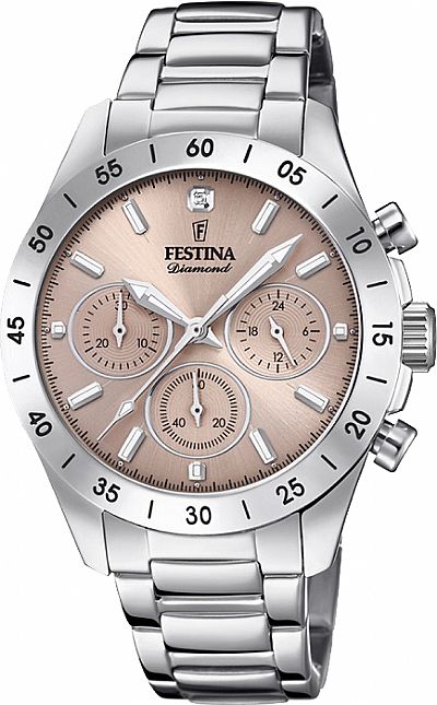 FESTINA Crystals Stainless Steel Chronograph F20397/3