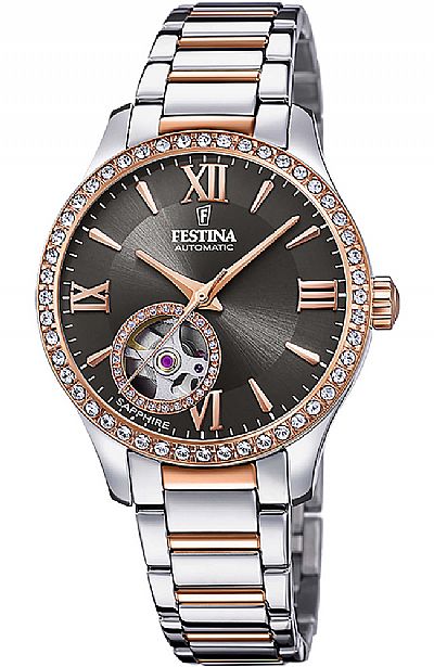 FESTINA Automatic Crystals Two Tone Stainless Steel Bracelet F20487/2