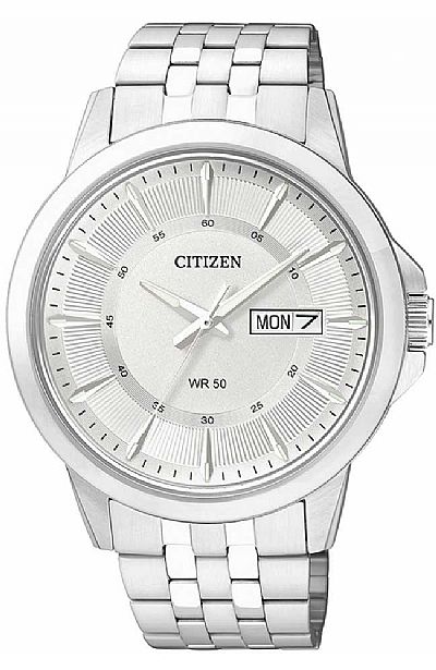 CITIZEN stainless steel day date