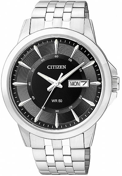 CITIZEN stainless steel day date  BF2011-51E 