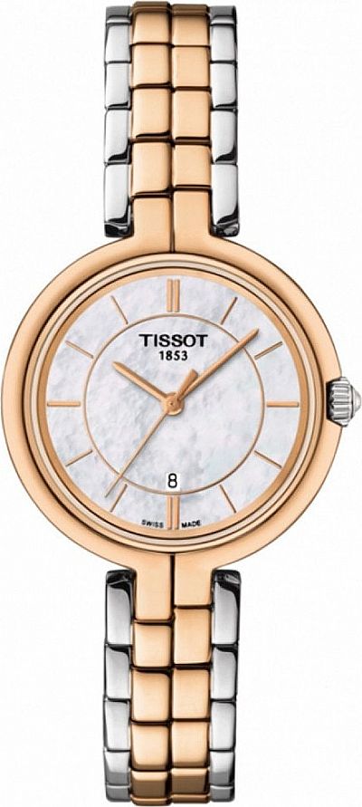 TISSOT FLAMINGO two Tone Steel T094.210.22.111.00