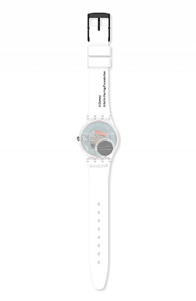 SWATCH Mouse Mariniere Two Tone Rubber Strap GZ352