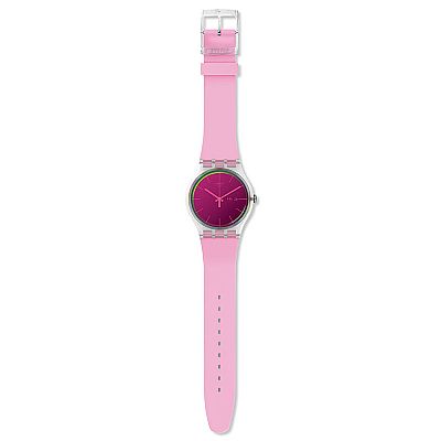 SWATCH Polarose Pink Rubber Strap SUOK710