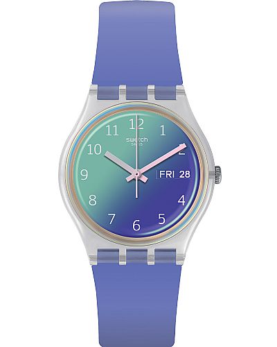 SWATCH Ultralavande Purple Rubber Strap GE718