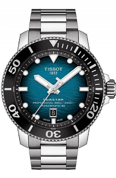 TISSOT Seastar 2000 Professional Powermatic 80 Stainless Steel Bracelet T120.607.11.041.00