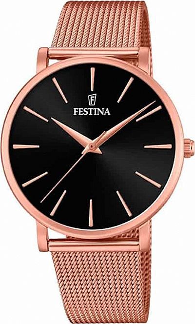 FESTINA Boyfriend Slim Rosegold Stainless Steel Bracelet  F20477/2