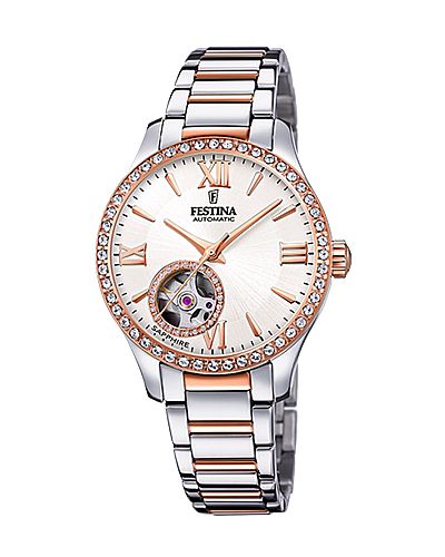 FESTINA Automatic Crystals Two Tone Stainless Steel Bracelet F20487/1