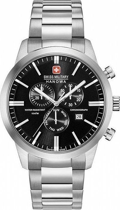 SWISS MILITARY HANOWA Classic Steel Chronograph 06-5308.04.007