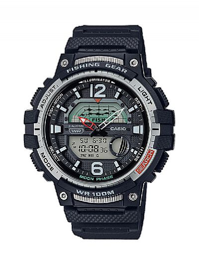 CASIO Fishing Gear Khaki Rubber Strap WSC-1250H-1AVEF