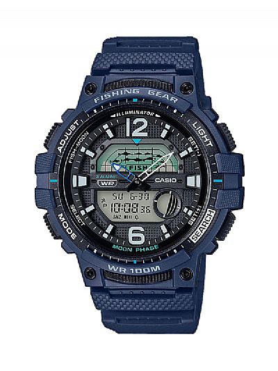 CASIO Fishing Gear Khaki Rubber Strap WSC-1250H-2AVEF