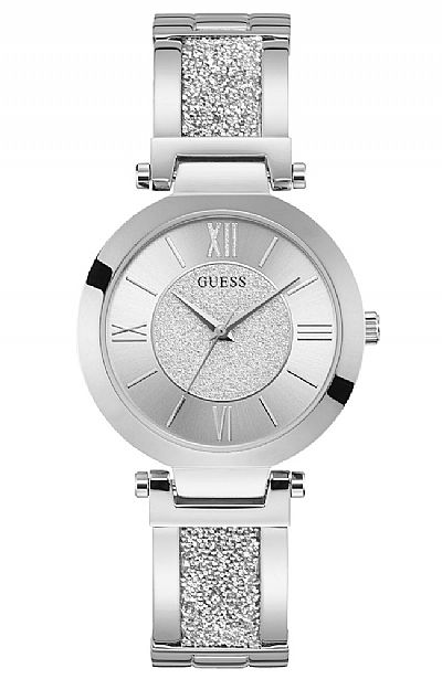 GUESS LADIES STEΕL WITH CRYSTALS