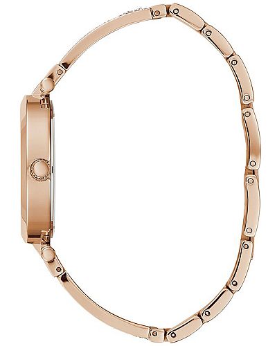 GUESS LADIES ROSEGOLD STELL WITH CRYSTALS