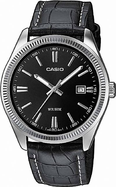 CASIO Standard Gent MTP-1302PL-1AVEF Leather Strap 