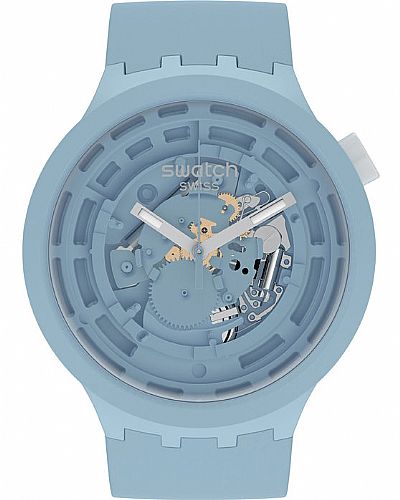 SWATCH C-Grey Rubber Strap SB03N100