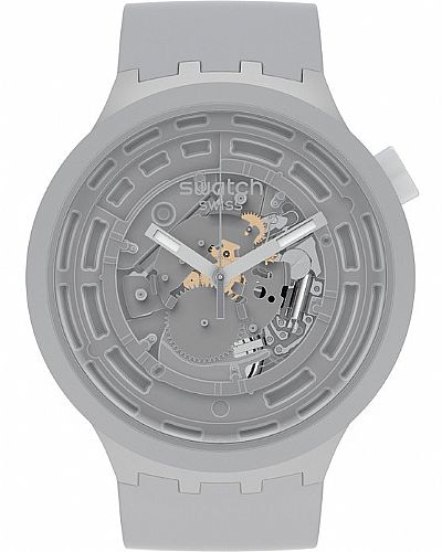 SWATCH C-Grey Rubber Strap SB03M100