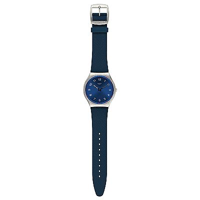 SWATCH Skinnavy Blue Rubber Strap SS07S102