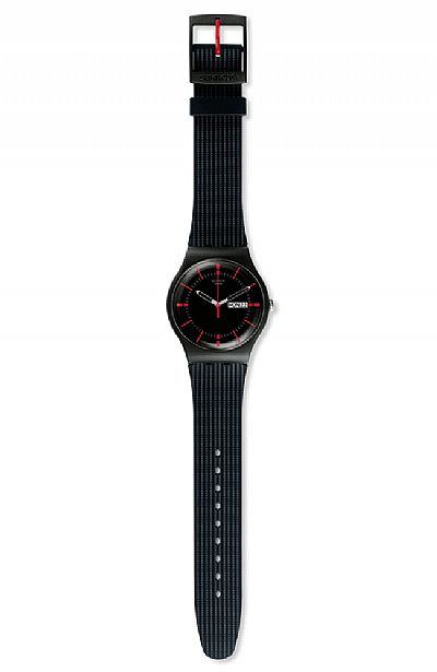 SWATCH Gaet Again Black Rubber Strap SO29B710-S14