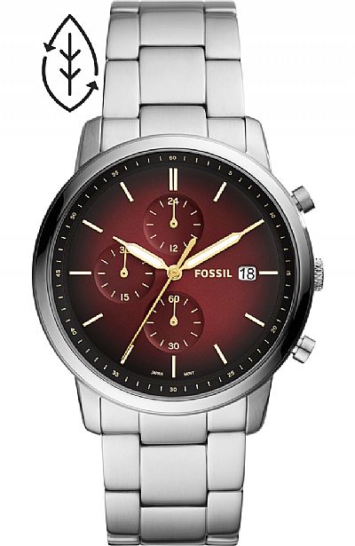 FOSSIL Neutra Silver Stainless Steel Chronograph FS5887