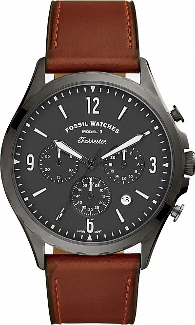 FOSSIL Forrester Brown Leather Chronograph FS5815