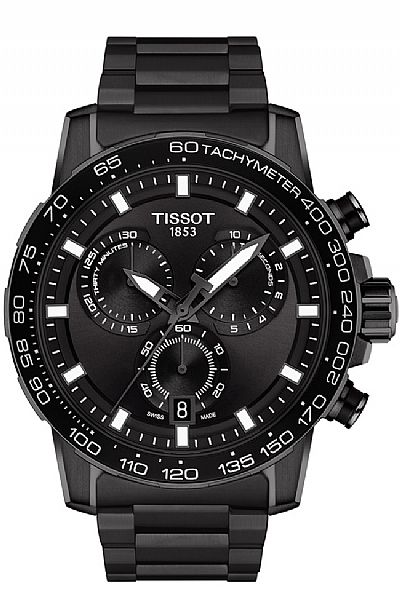 TISSOT Supersport Black Stainless Steel Chronograph T125.617.33.051.00