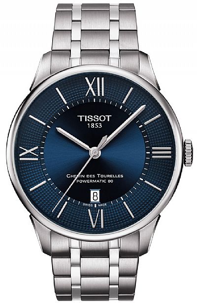 TISSOT T-Classic Chemin Des Tourelles Automatic Stainless Steel Bracelet T099.407.11.048.00