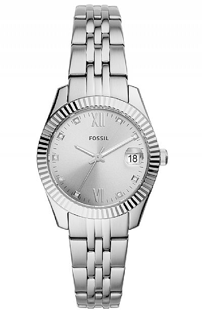 FOSSIL Scarlette Mini Crystals Silver Stainless Steel Bracelet ES4897