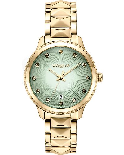 VOGUE Monaco Zircons Gold Stainless Steel Bracelet 611341