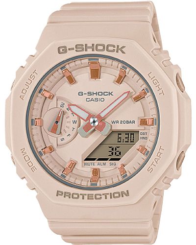 CASIO G-Shock Beige Rubber Strap GMA-S2100-4AER