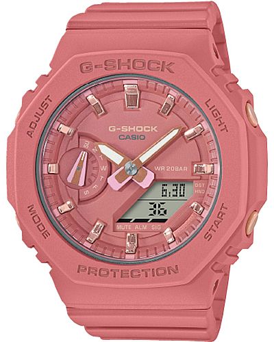CASIO G-Shock Pink Rubber Strap GMA-S2100-4A2ER