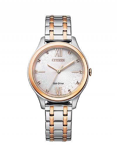 Citizen Eco-Drive Two Tone Stainless Steel Bracelet EM0506-77A