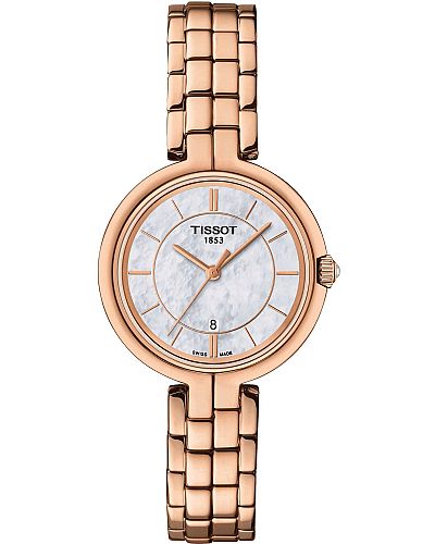 TISSOT Flamingo Rose Gold Stainless Steel Bracelet T094.210.33.111.01