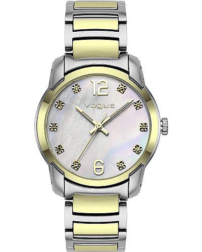  VOGUE Sorento Zircons Two Tone Stainless Steel 611261