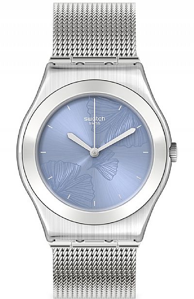 SWATCH Ciel Azul Silver Stainless Steel Bracelet YLS231M