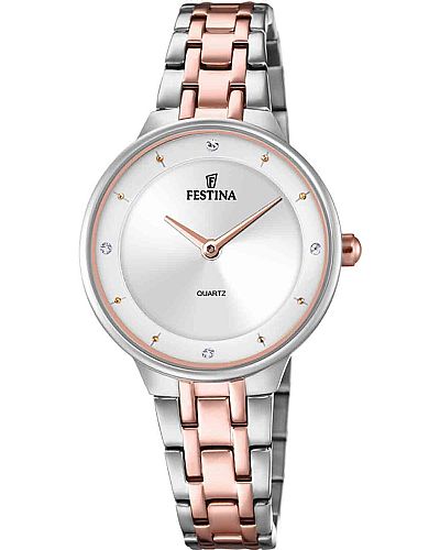 FESTINA Crystals Two Tone Stainless Steel Bracelet F20626/1