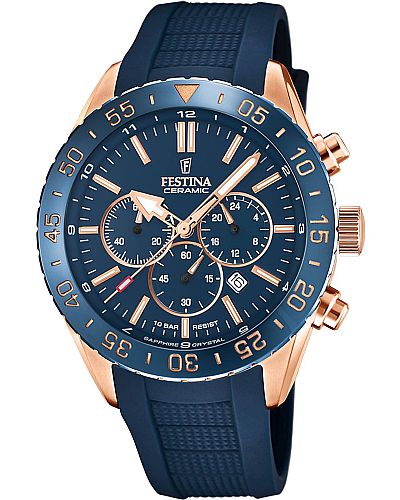 FESTINA Blue Rubber Chronograph F20516/1