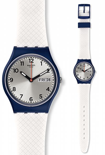 SWATCH White Delight Rubber Strap GN720
